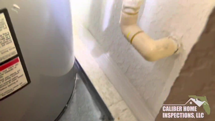 AC leaking onto water heater